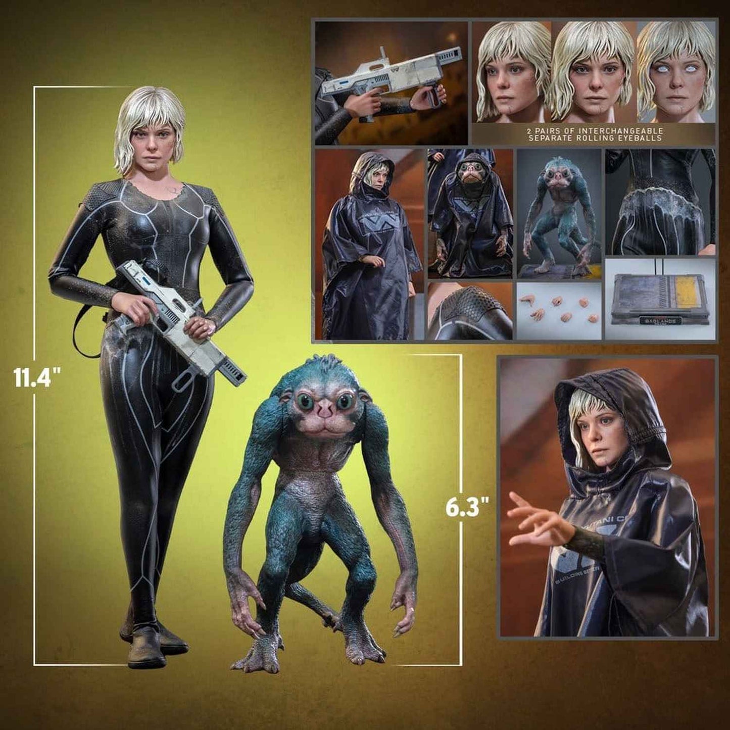Hot Toys Predator: Badlands - Thia und Bud Masterpiece 1/6 Actionfiguren Set