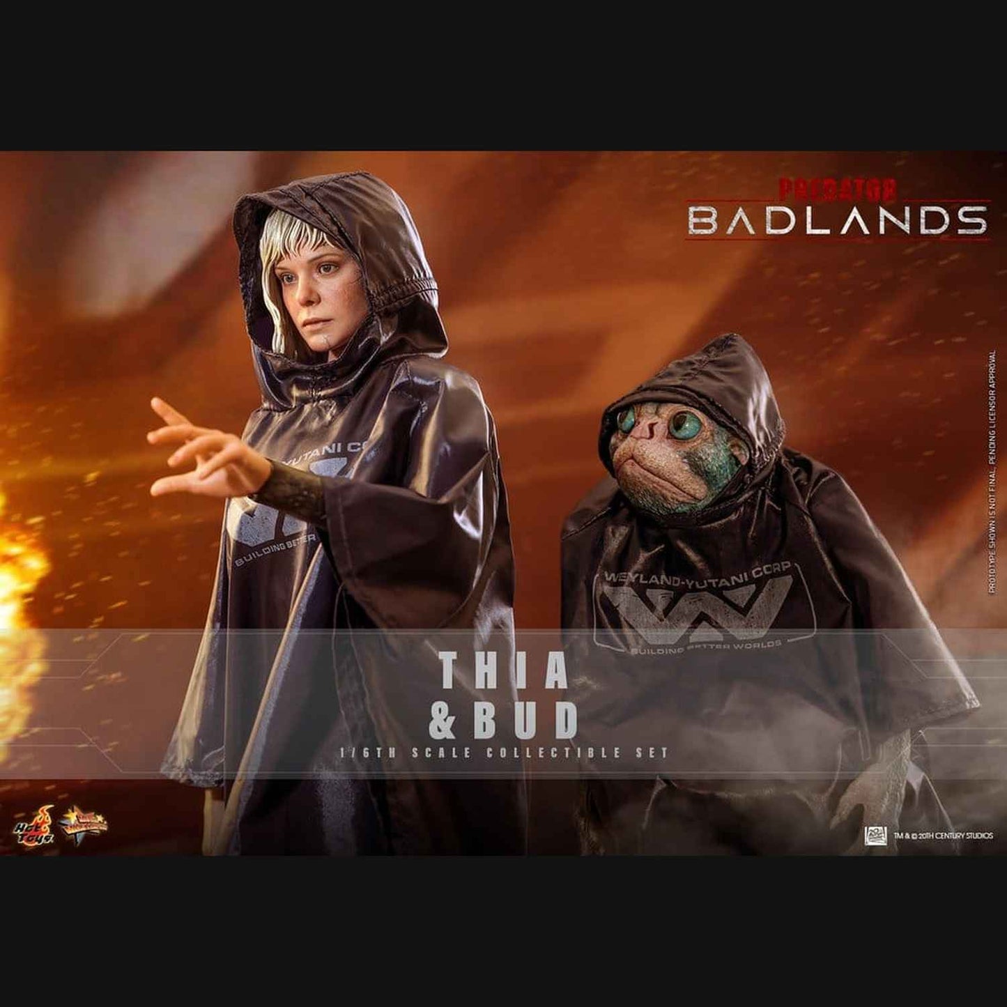 Hot Toys Predator: Badlands - Thia und Bud Masterpiece 1/6 Actionfiguren Set