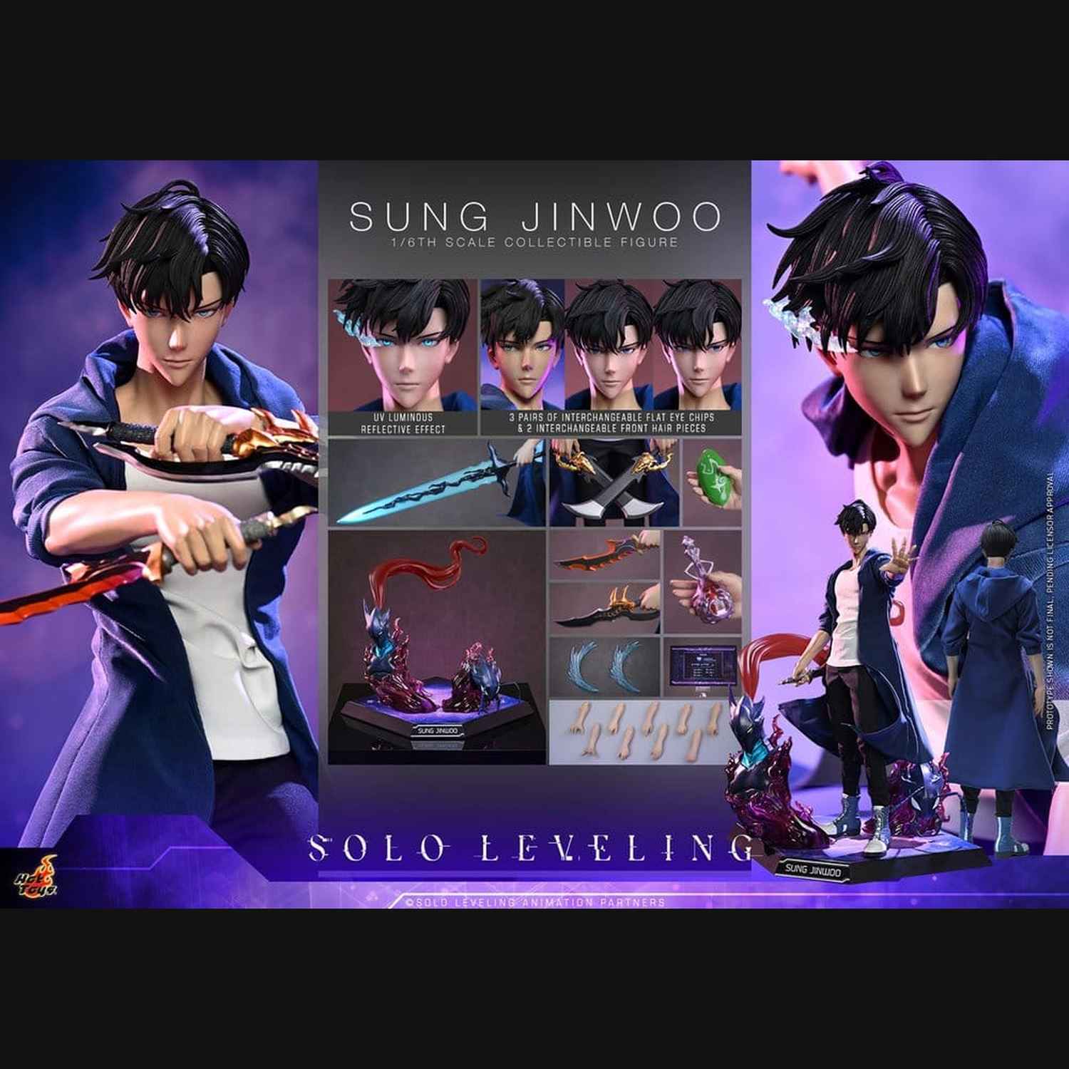 Hot Toys Solo Leveling - Sung Jinwoo Masterpiece 1/6 Actionfigur