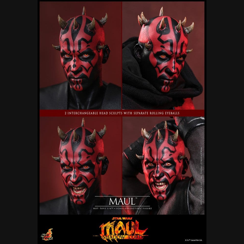 Hot Toys Star Wars: Maul Shadow Lord - Maul Masterpiece 1/6 Actionfigur