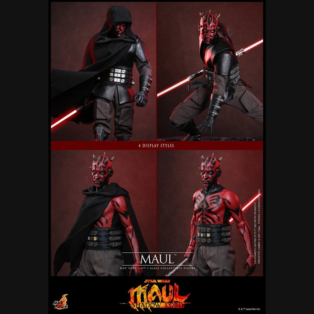 Hot Toys Star Wars: Maul Shadow Lord - Maul Masterpiece 1/6 Actionfigur