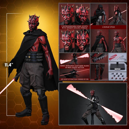 Hot Toys Star Wars: Maul Shadow Lord - Maul Masterpiece 1/6 Actionfigur
