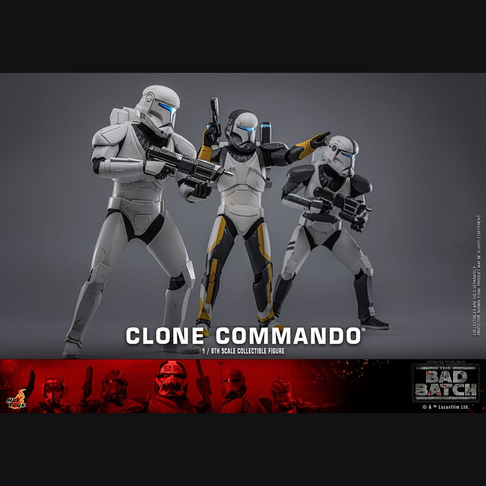 Hot Toys Star Wars: The Bad Batch - Clone Commando Masterpiece 1/6 Actionfigur