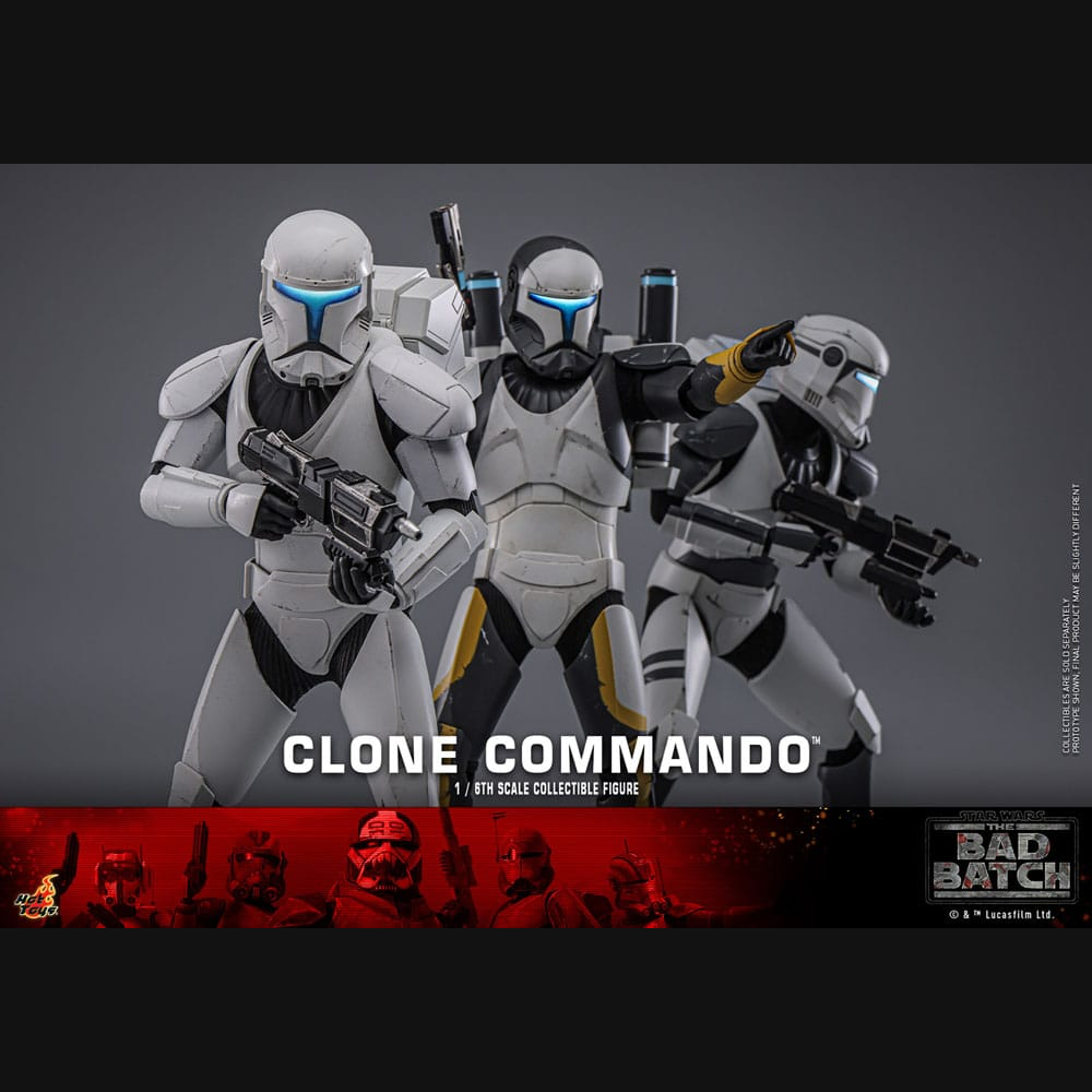 Hot Toys Star Wars: The Bad Batch - Clone Commando Masterpiece 1/6 Actionfigur