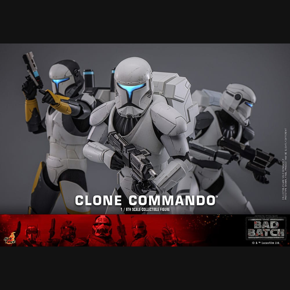 Hot Toys Star Wars: The Bad Batch - Clone Commando Masterpiece 1/6 Actionfigur