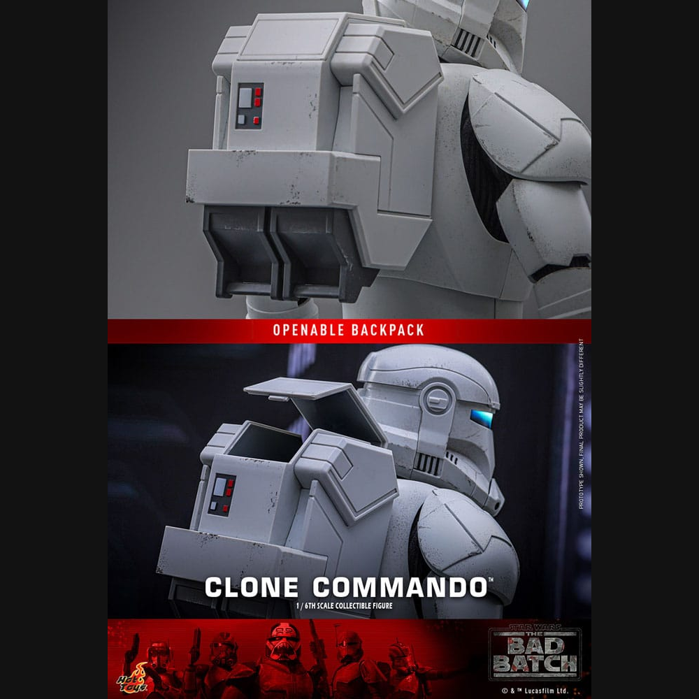 Hot Toys Star Wars: The Bad Batch - Clone Commando Masterpiece 1/6 Actionfigur