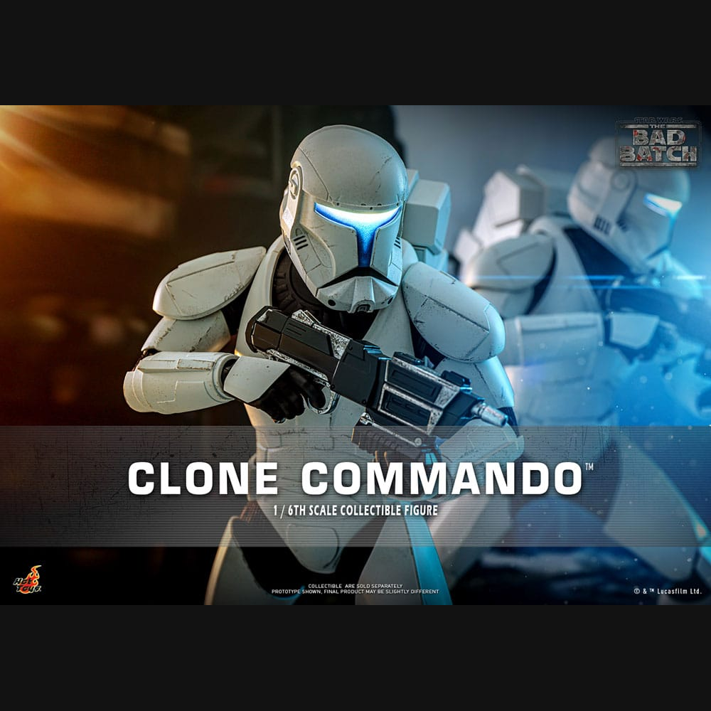 Hot Toys Star Wars: The Bad Batch - Clone Commando Masterpiece 1/6 Actionfigur