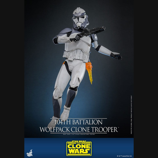 Hot Toys Star Wars: The Clone Wars - 104th Battalion Wolfpack Clone Trooper Masterpiece 1/6 Actionfigur