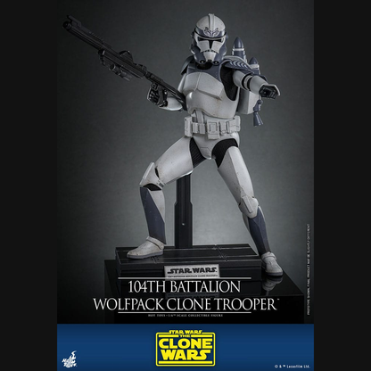 Hot Toys Star Wars: The Clone Wars - 104th Battalion Wolfpack Clone Trooper Masterpiece 1/6 Actionfigur