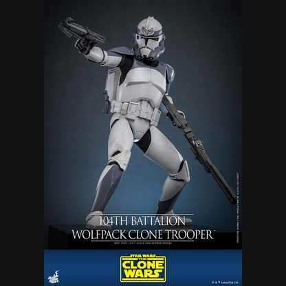 Hot Toys Star Wars: The Clone Wars - 104th Battalion Wolfpack Clone Trooper Masterpiece 1/6 Actionfigur