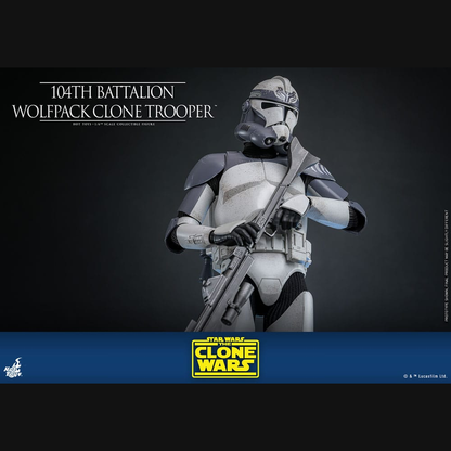 Hot Toys Star Wars: The Clone Wars - 104th Battalion Wolfpack Clone Trooper Masterpiece 1/6 Actionfigur