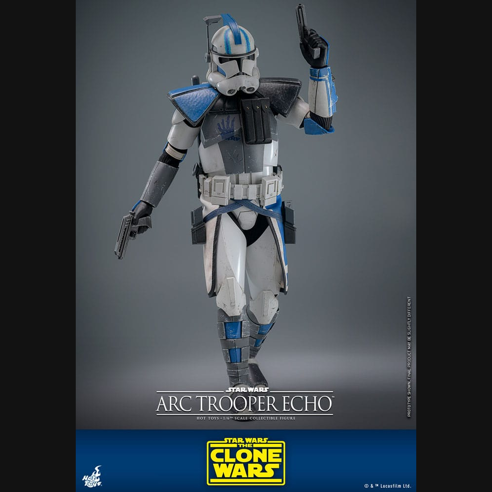 Hot Toys Star Wars: The Clone Wars - Arc Trooper Echo Masterpiece 1/6 Actionfigur