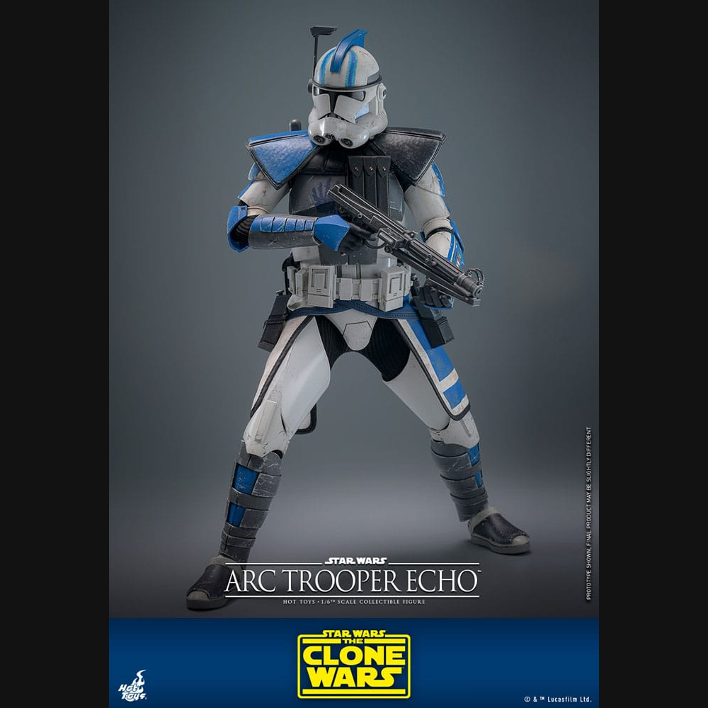 Hot Toys Star Wars: The Clone Wars - Arc Trooper Echo Masterpiece 1/6 Actionfigur