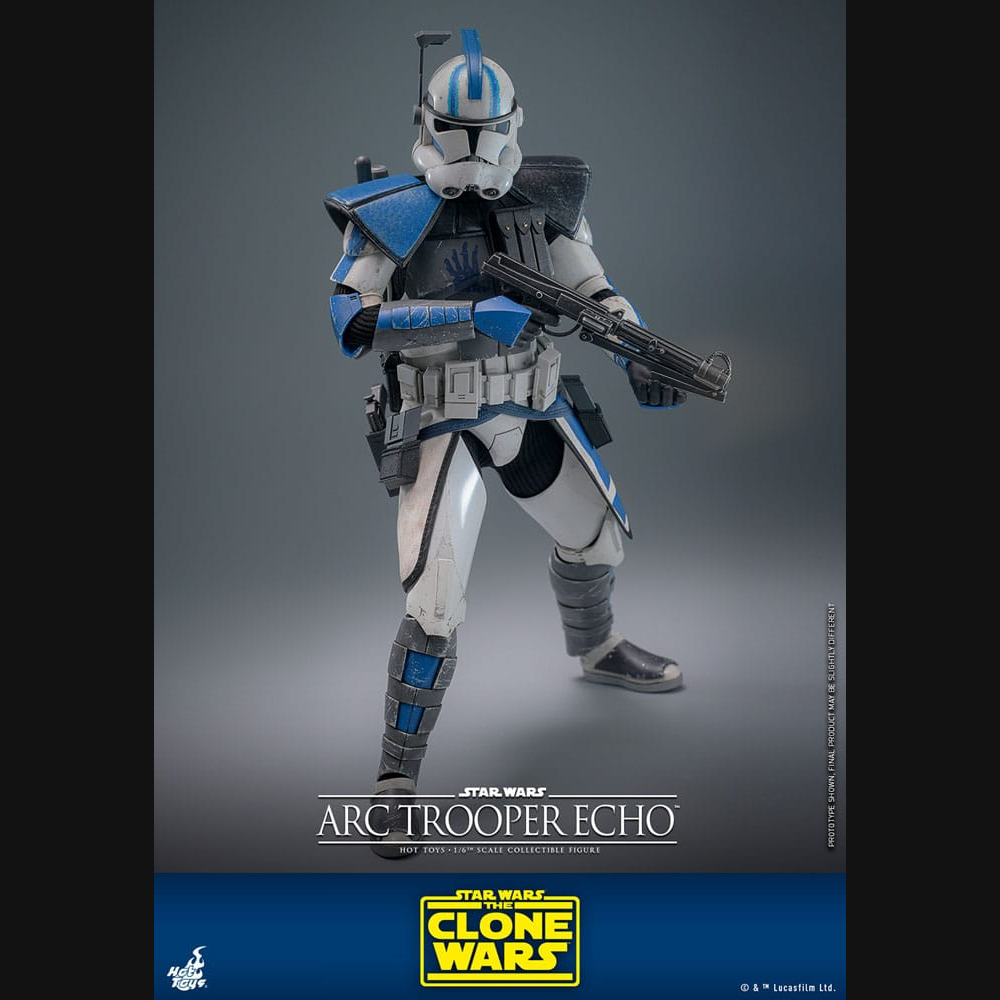 Hot Toys Star Wars: The Clone Wars - Arc Trooper Echo Masterpiece 1/6 Actionfigur