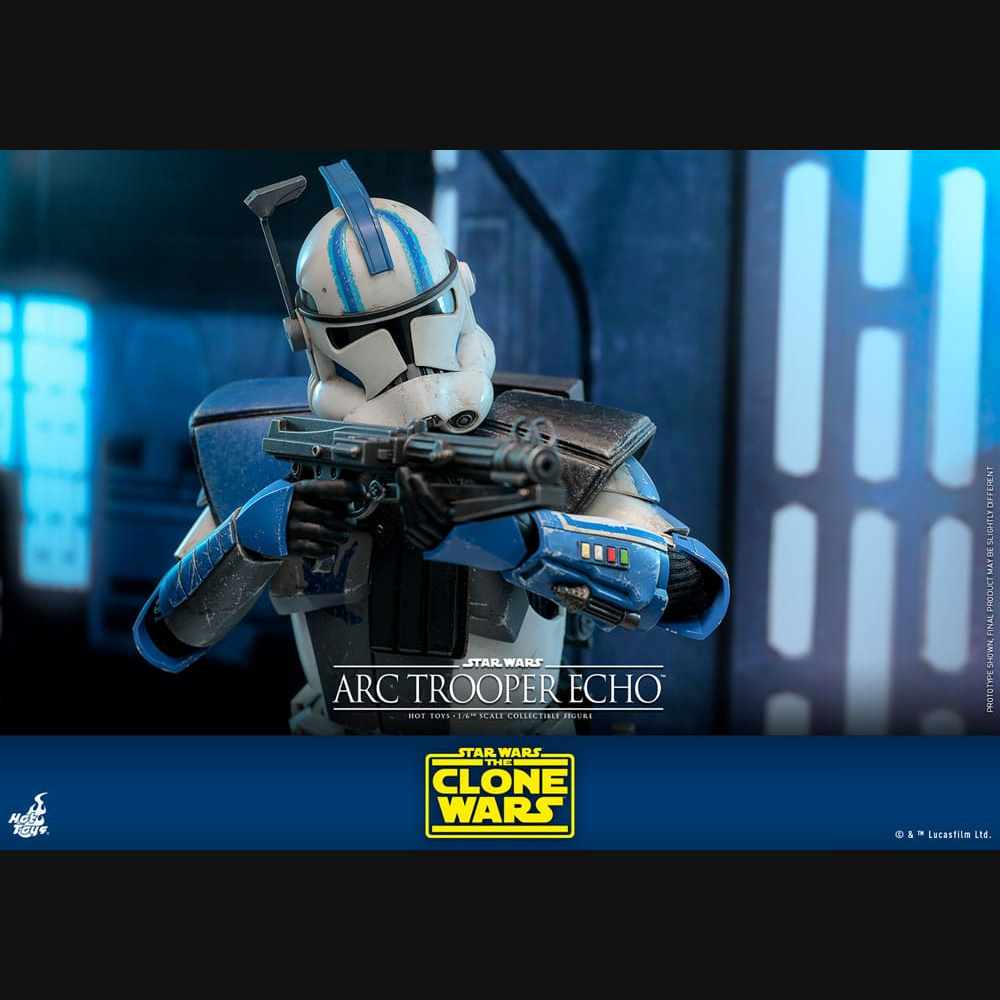 Hot Toys Star Wars: The Clone Wars - Arc Trooper Echo Masterpiece 1/6 Actionfigur