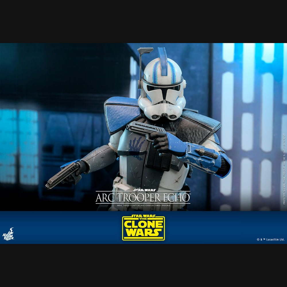 Hot Toys Star Wars: The Clone Wars - Arc Trooper Echo Masterpiece 1/6 Actionfigur