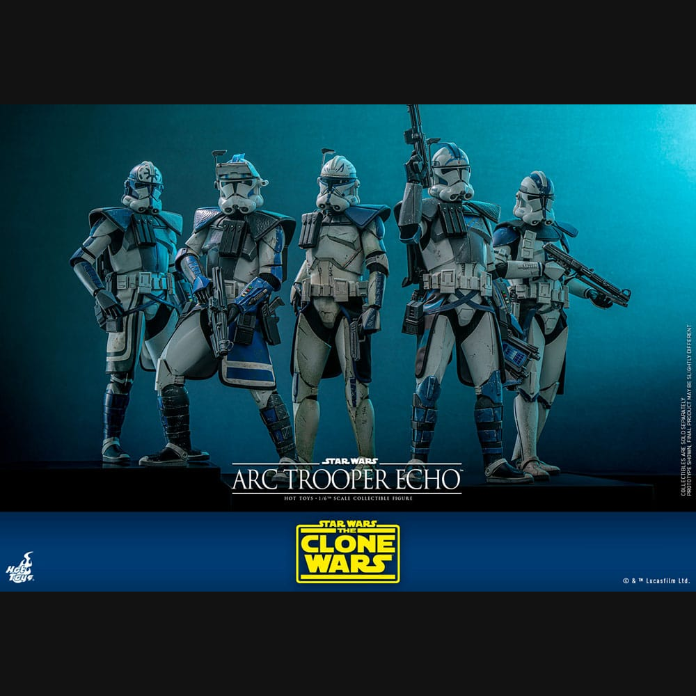 Hot Toys Star Wars: The Clone Wars - Arc Trooper Echo Masterpiece 1/6 Actionfigur