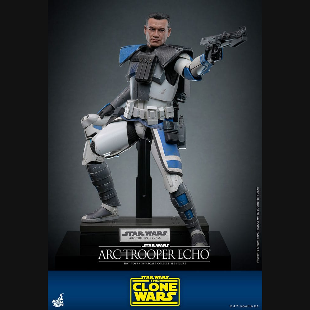 Hot Toys Star Wars: The Clone Wars - Arc Trooper Echo Masterpiece 1/6 Actionfigur