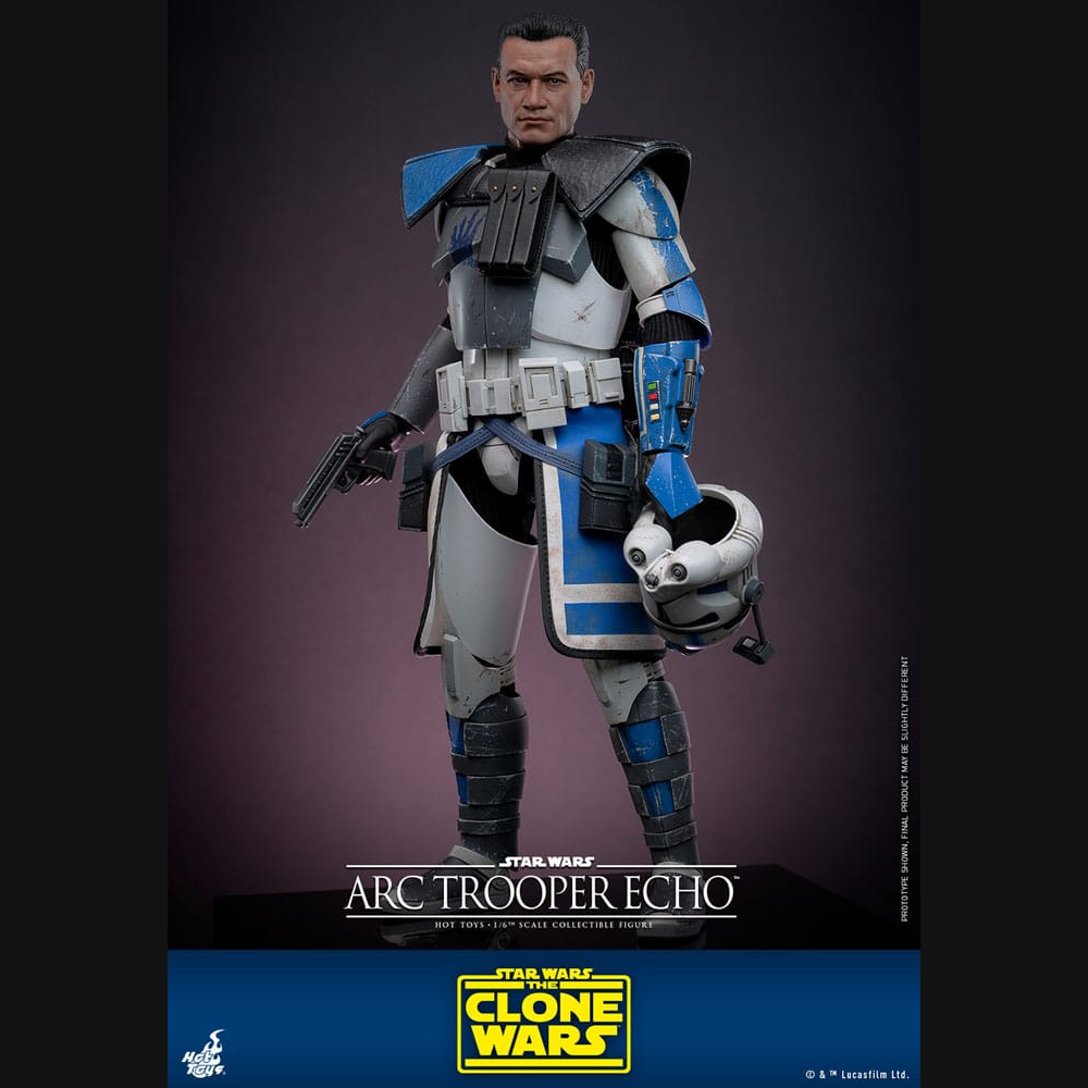 Hot Toys Star Wars: The Clone Wars - Arc Trooper Echo Masterpiece 1/6 Actionfigur