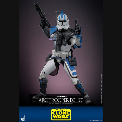 Hot Toys Star Wars: The Clone Wars - Arc Trooper Echo Masterpiece 1/6 Actionfigur