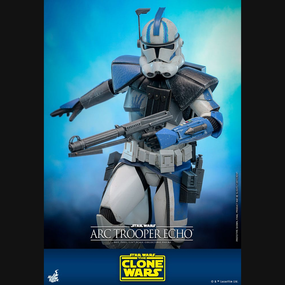 Hot Toys Star Wars: The Clone Wars - Arc Trooper Echo Masterpiece 1/6 Actionfigur