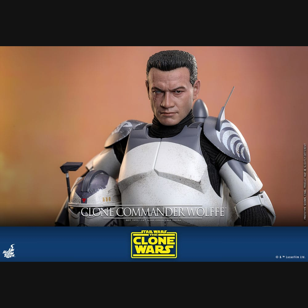 Hot Toys Star Wars: The Clone Wars - Clone Commander Wolffe Masterpiece 1/6 Actionfigur