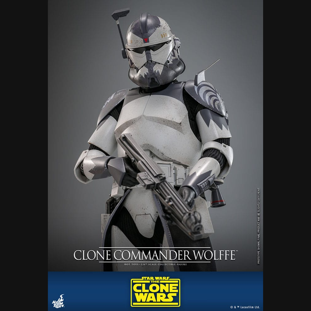 Hot Toys Star Wars: The Clone Wars - Clone Commander Wolffe Masterpiece 1/6 Actionfigur