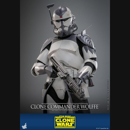 Hot Toys Star Wars: The Clone Wars - Clone Commander Wolffe Masterpiece 1/6 Actionfigur