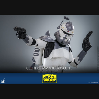 Hot Toys Star Wars: The Clone Wars - Clone Commander Wolffe Masterpiece 1/6 Actionfigur