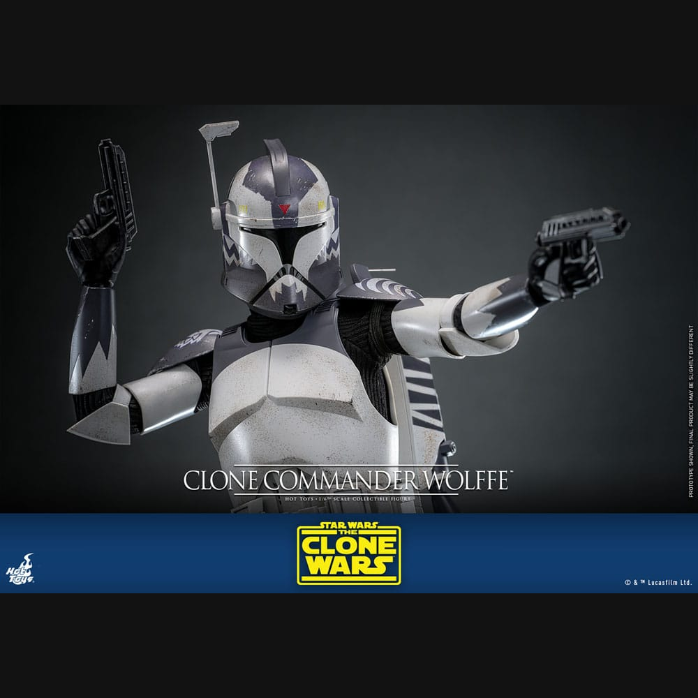 Hot Toys Star Wars: The Clone Wars - Clone Commander Wolffe Masterpiece 1/6 Actionfigur