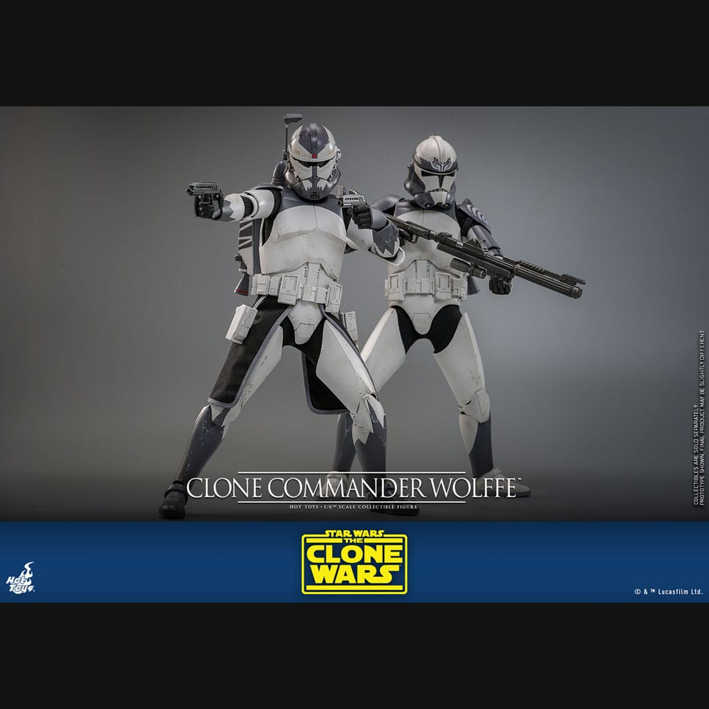 Hot Toys Star Wars: The Clone Wars - Clone Commander Wolffe Masterpiece 1/6 Actionfigur