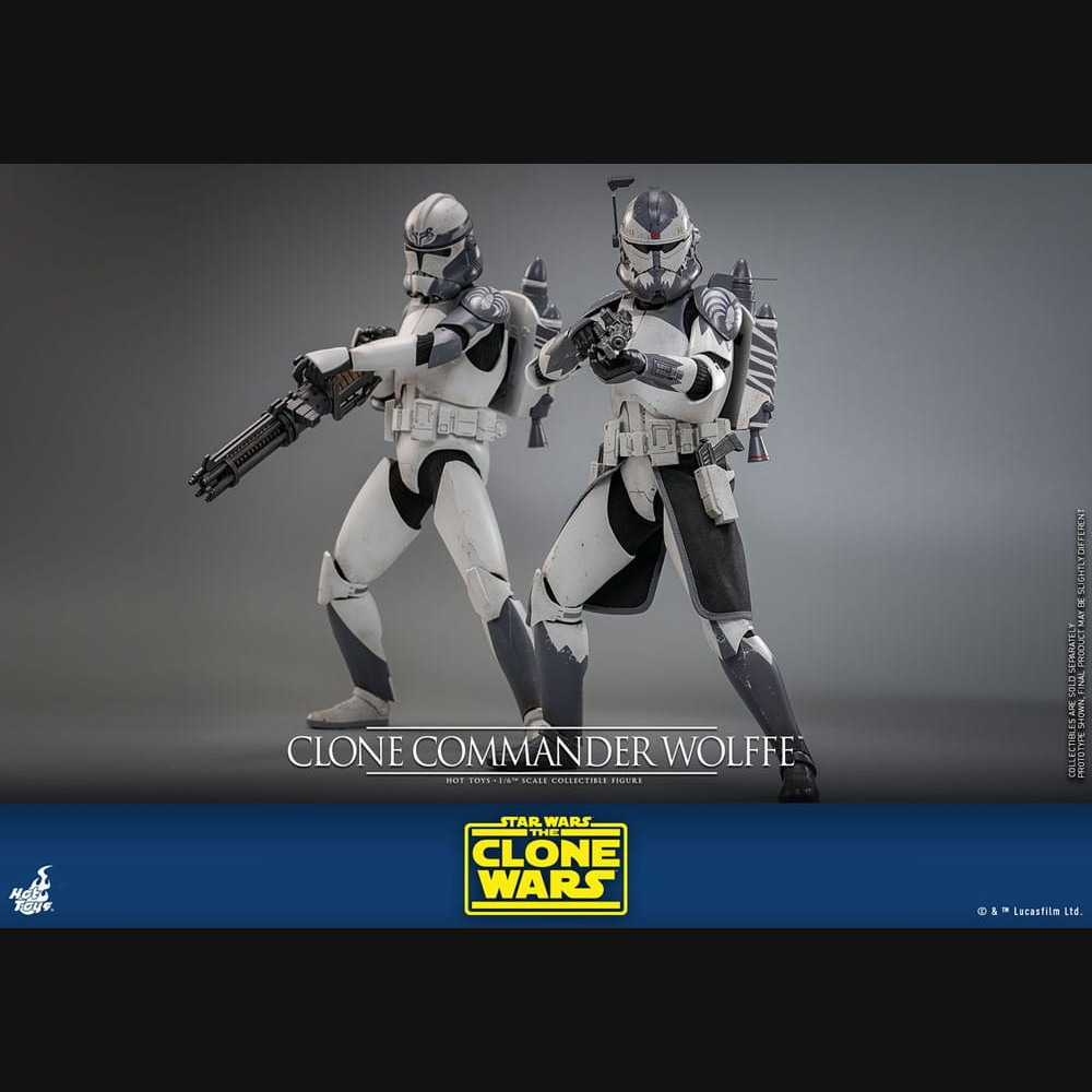 Hot Toys Star Wars: The Clone Wars - Clone Commander Wolffe Masterpiece 1/6 Actionfigur