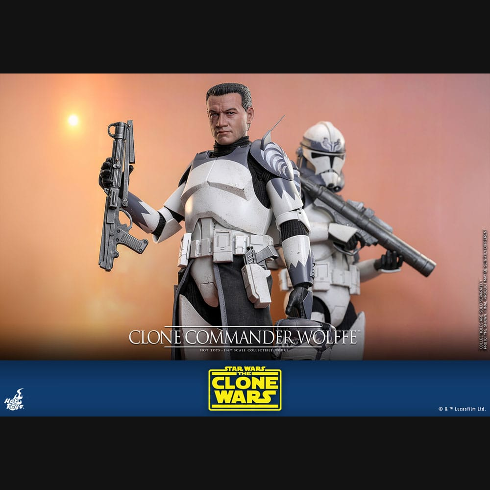 Hot Toys Star Wars: The Clone Wars - Clone Commander Wolffe Masterpiece 1/6 Actionfigur