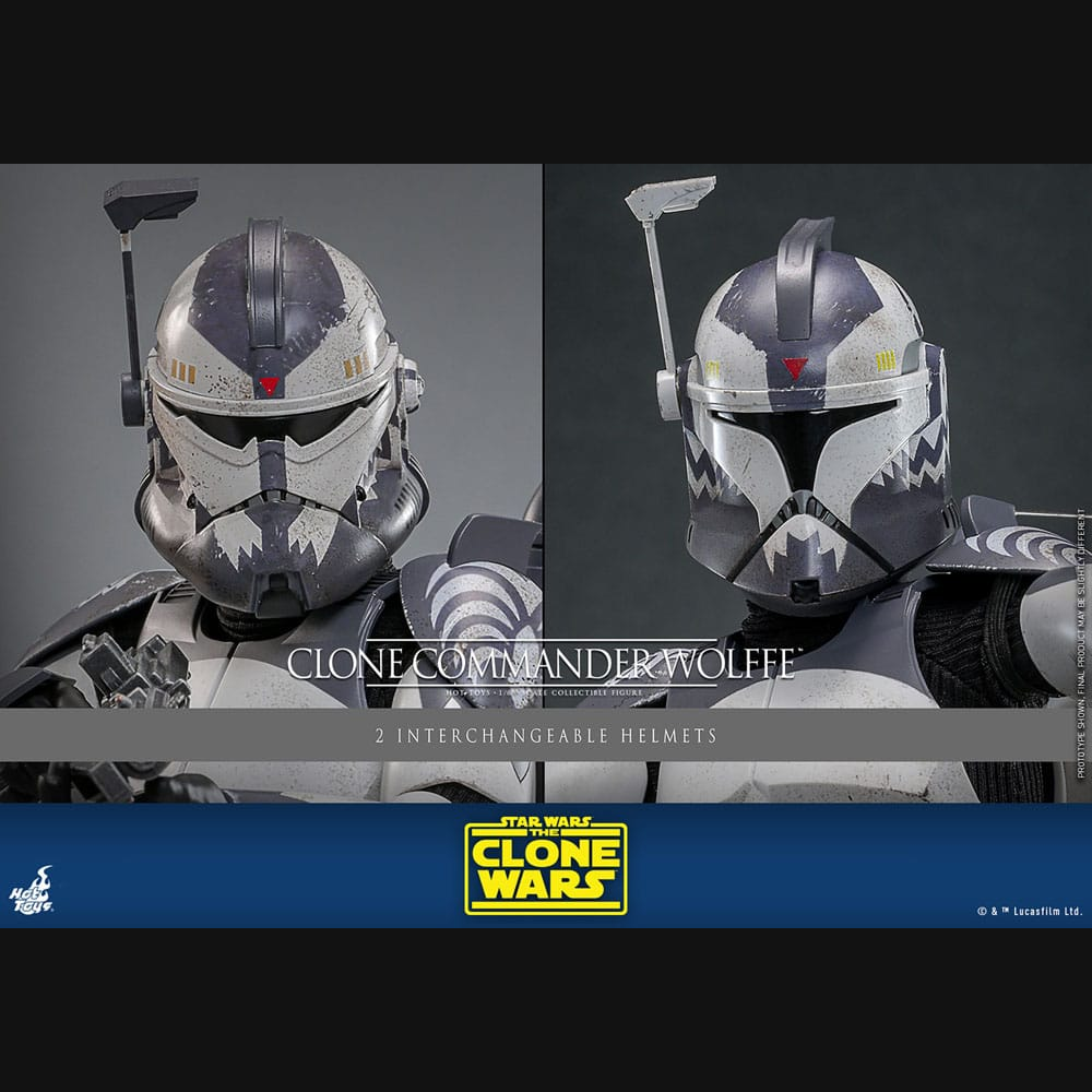 Hot Toys Star Wars: The Clone Wars - Clone Commander Wolffe Masterpiece 1/6 Actionfigur
