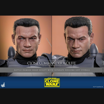 Hot Toys Star Wars: The Clone Wars - Clone Commander Wolffe Masterpiece 1/6 Actionfigur