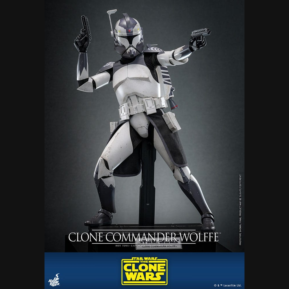 Hot Toys Star Wars: The Clone Wars - Clone Commander Wolffe Masterpiece 1/6 Actionfigur
