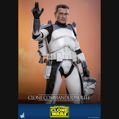 Hot Toys Star Wars: The Clone Wars - Clone Commander Wolffe Masterpiece 1/6 Actionfigur
