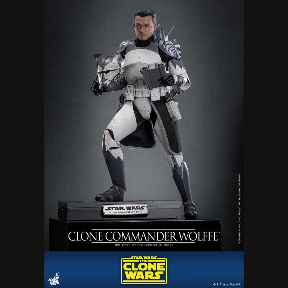 Hot Toys Star Wars: The Clone Wars - Clone Commander Wolffe Masterpiece 1/6 Actionfigur