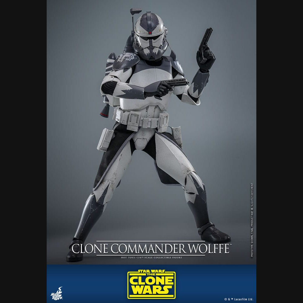 Hot Toys Star Wars: The Clone Wars - Clone Commander Wolffe Masterpiece 1/6 Actionfigur