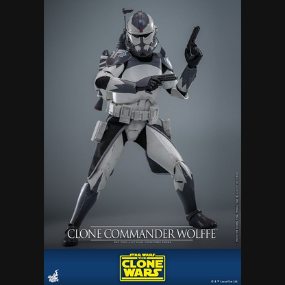 Hot Toys Star Wars: The Clone Wars - Clone Commander Wolffe Masterpiece 1/6 Actionfigur