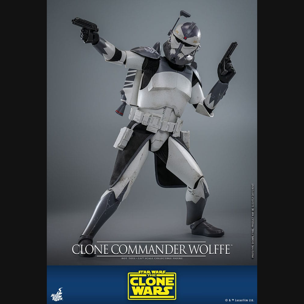 Hot Toys Star Wars: The Clone Wars - Clone Commander Wolffe Masterpiece 1/6 Actionfigur