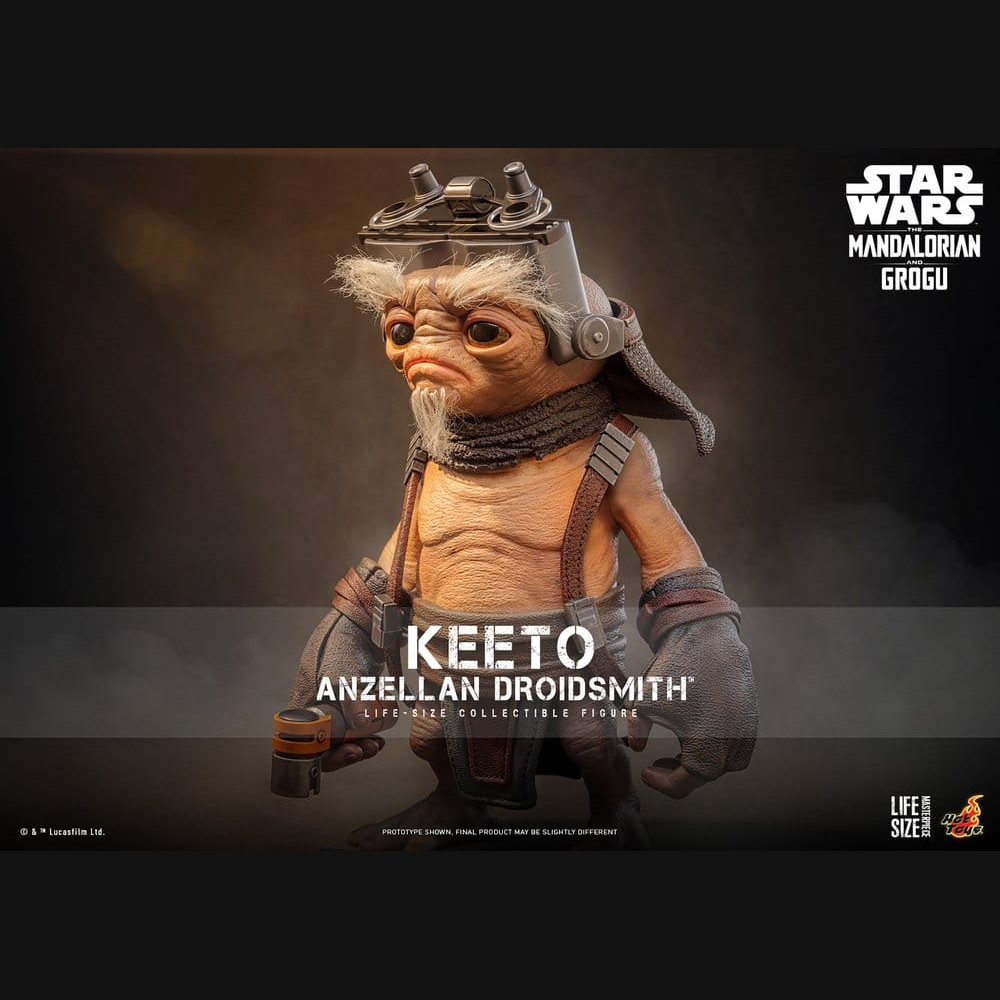 Hot Toys Star Wars: The Mandalorian & Grogu - Keeto (Droidenschmied) Masterpiece Life-Size Actionfigur