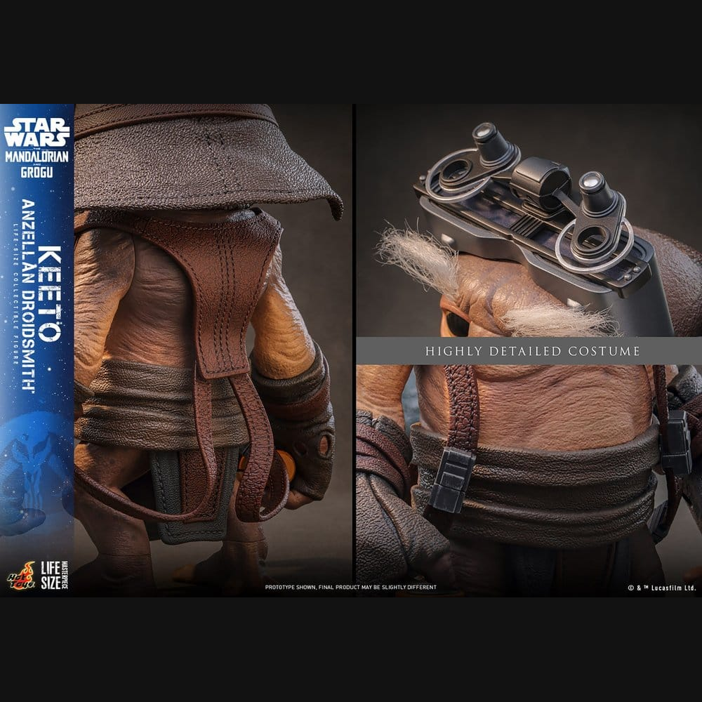 Hot Toys Star Wars: The Mandalorian & Grogu - Keeto (Droidenschmied) Masterpiece Life-Size Actionfigur