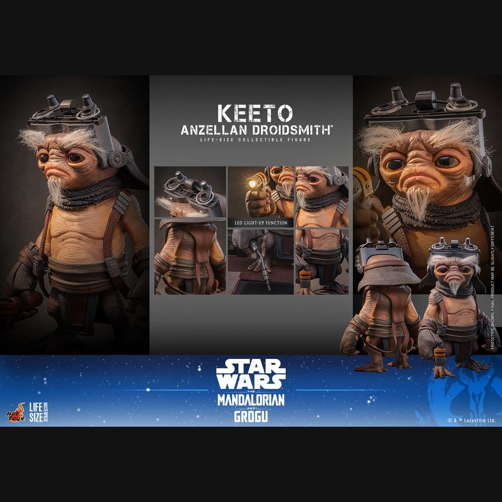 Hot Toys Star Wars: The Mandalorian & Grogu - Keeto (Droidenschmied) Masterpiece Life-Size Actionfigur