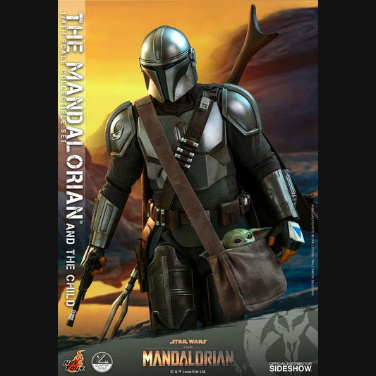 Hot Toys Star Wars: The Mandalorian - The Mandalorian & The Child 1/4 Actionfiguren Doppelpack