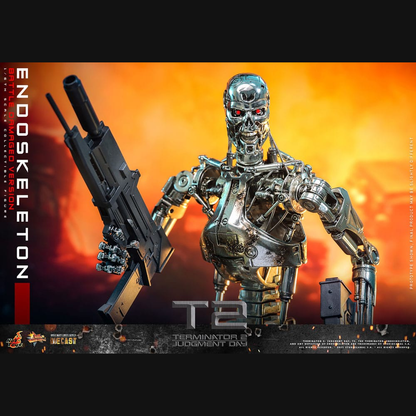 Hot Toys Terminator 2 - Endoskelett (Battle Damaged) Masterpiece Die-cast 1/6 Actionfigur