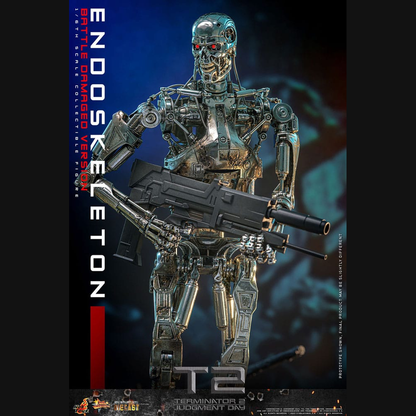 Hot Toys Terminator 2 - Endoskelett (Battle Damaged) Masterpiece Die-cast 1/6 Actionfigur