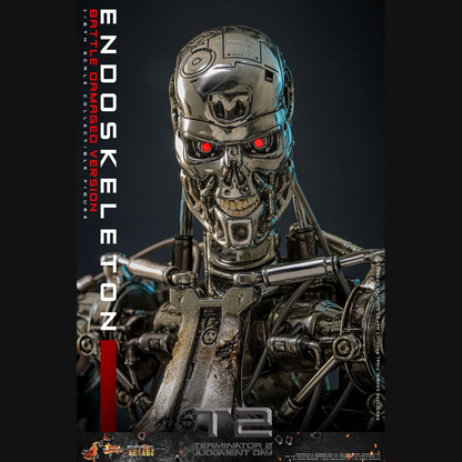Hot Toys Terminator 2 - Endoskelett (Battle Damaged) Masterpiece Die-cast 1/6 Actionfigur