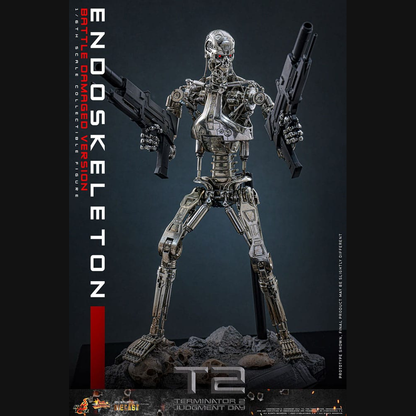 Hot Toys Terminator 2 - Endoskelett (Battle Damaged) Masterpiece Die-cast 1/6 Actionfigur