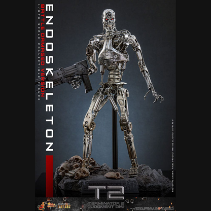 Hot Toys Terminator 2 - Endoskelett (Battle Damaged) Masterpiece Die-cast 1/6 Actionfigur